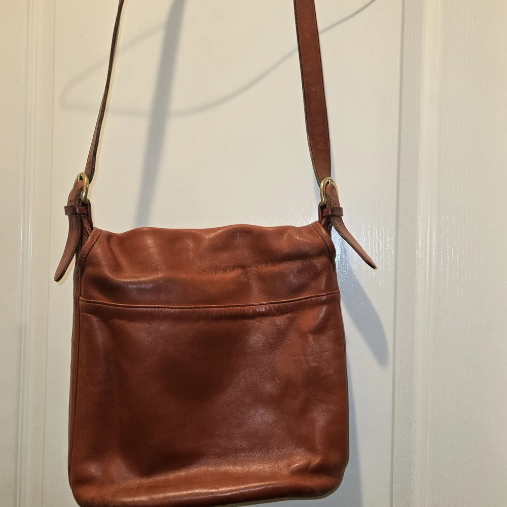 Coach Brown Leather Crossbody Bag - Picture 2 of 9